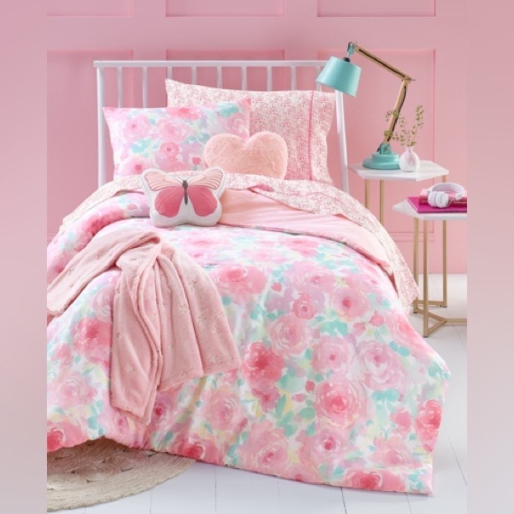 Charter Club Watercolor Roses Twin/Twin XL Comforter ⭐️
